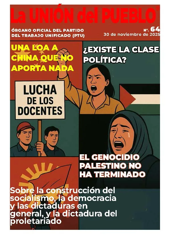 La UNIÓN del PUEBLO — Portada Nº 64